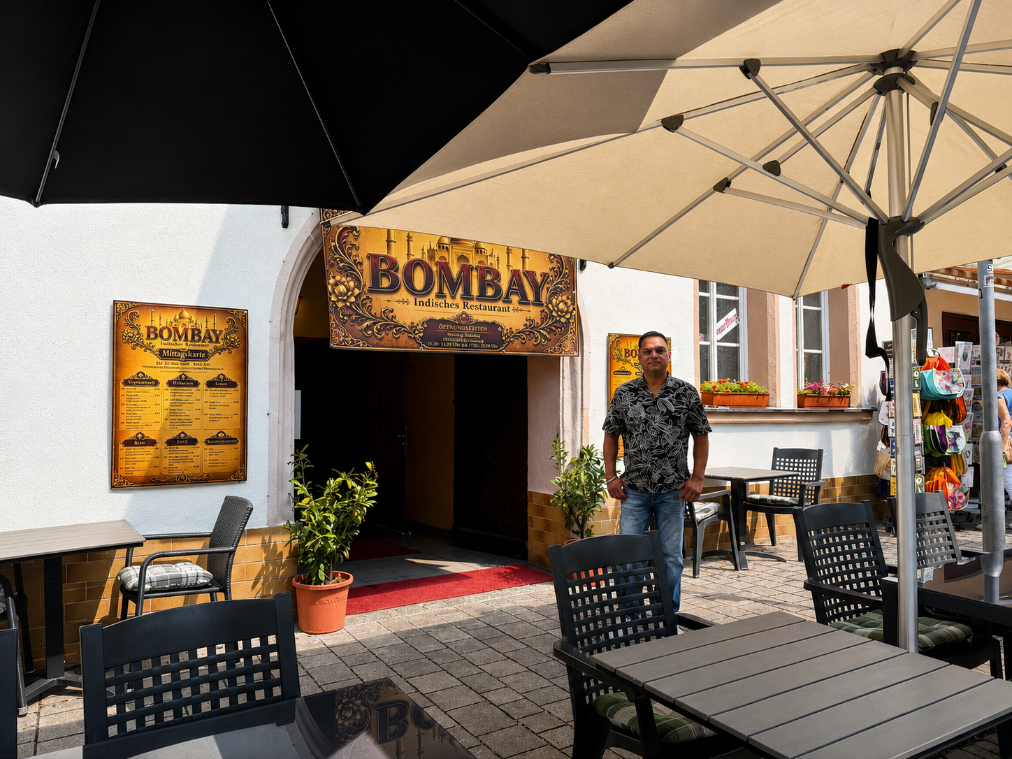 Restaurant Bombay in Pegnitz nach der Überarbeitung durch NK Studios